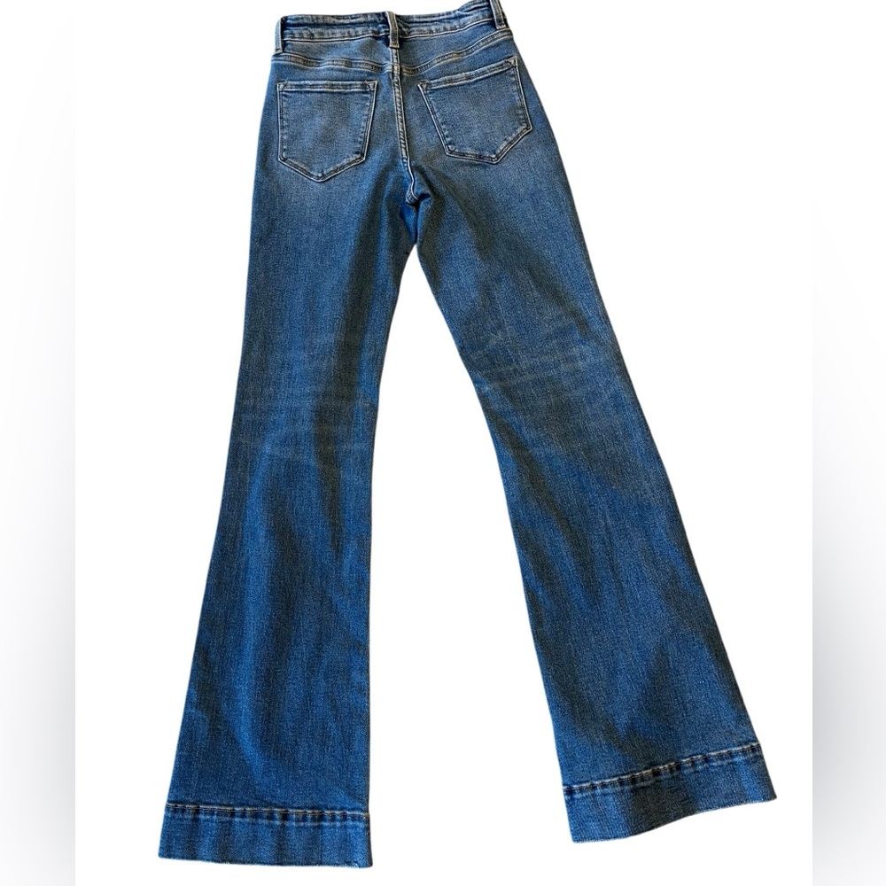 Women's Vervet Blue Flare Jeans - Picture 8 of 9